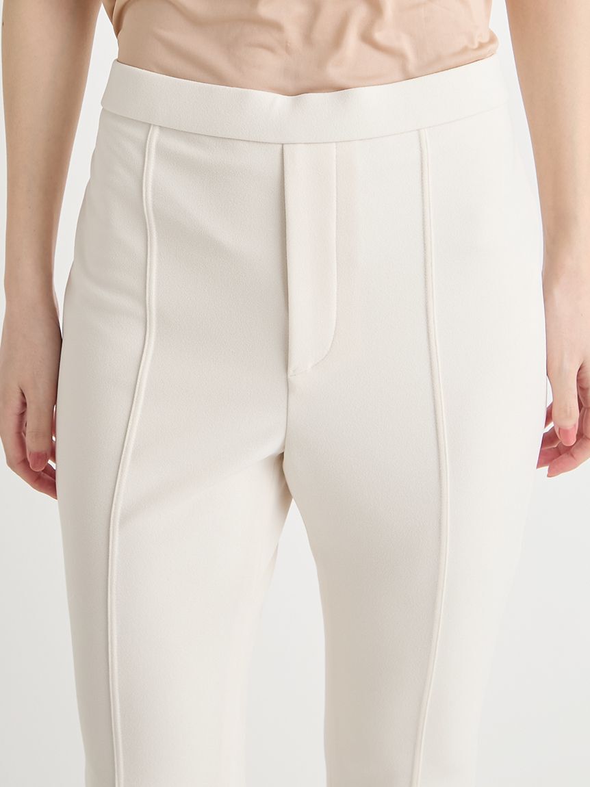 CELFORD「【洗える】ストレッチフレアカプリパンツ」|チノ|