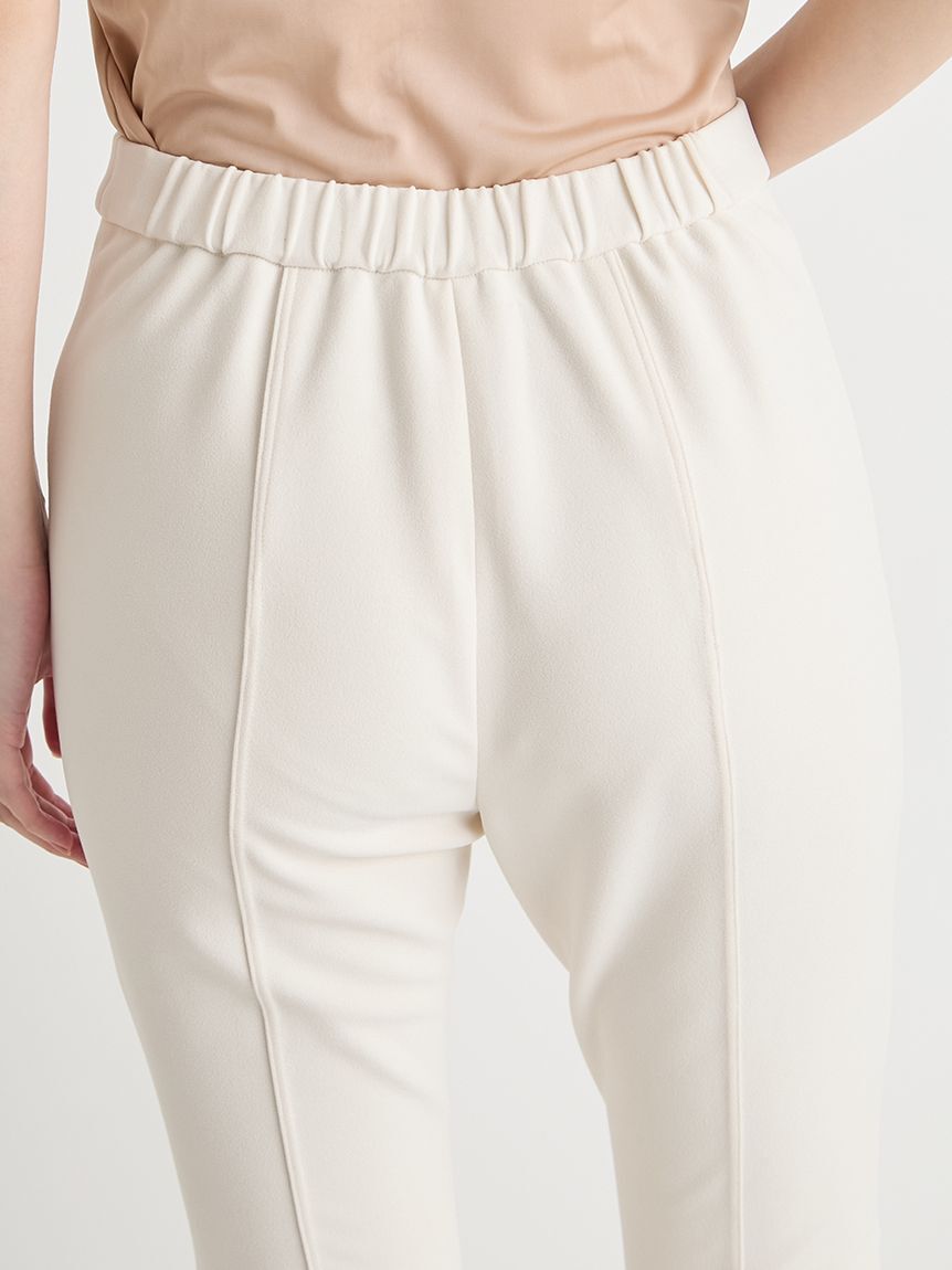 CELFORD「【洗える】ストレッチフレアカプリパンツ」|チノ|