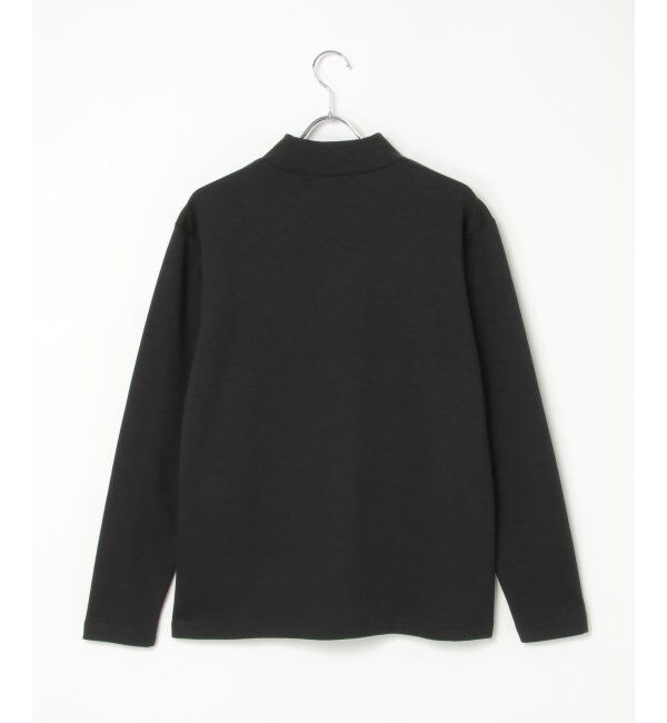 IKKA LOUNGE「ポンチモックネックロンTシャツ」|Tシャツ・カットソー|