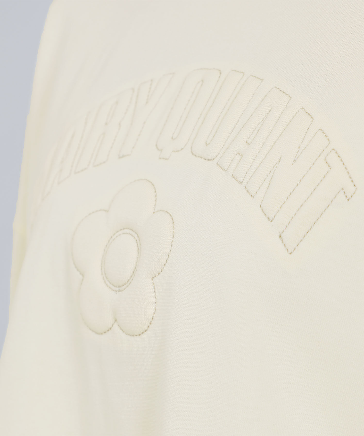 MARY QUANT「キルトロゴ プルオーバー」|プルオーバー|