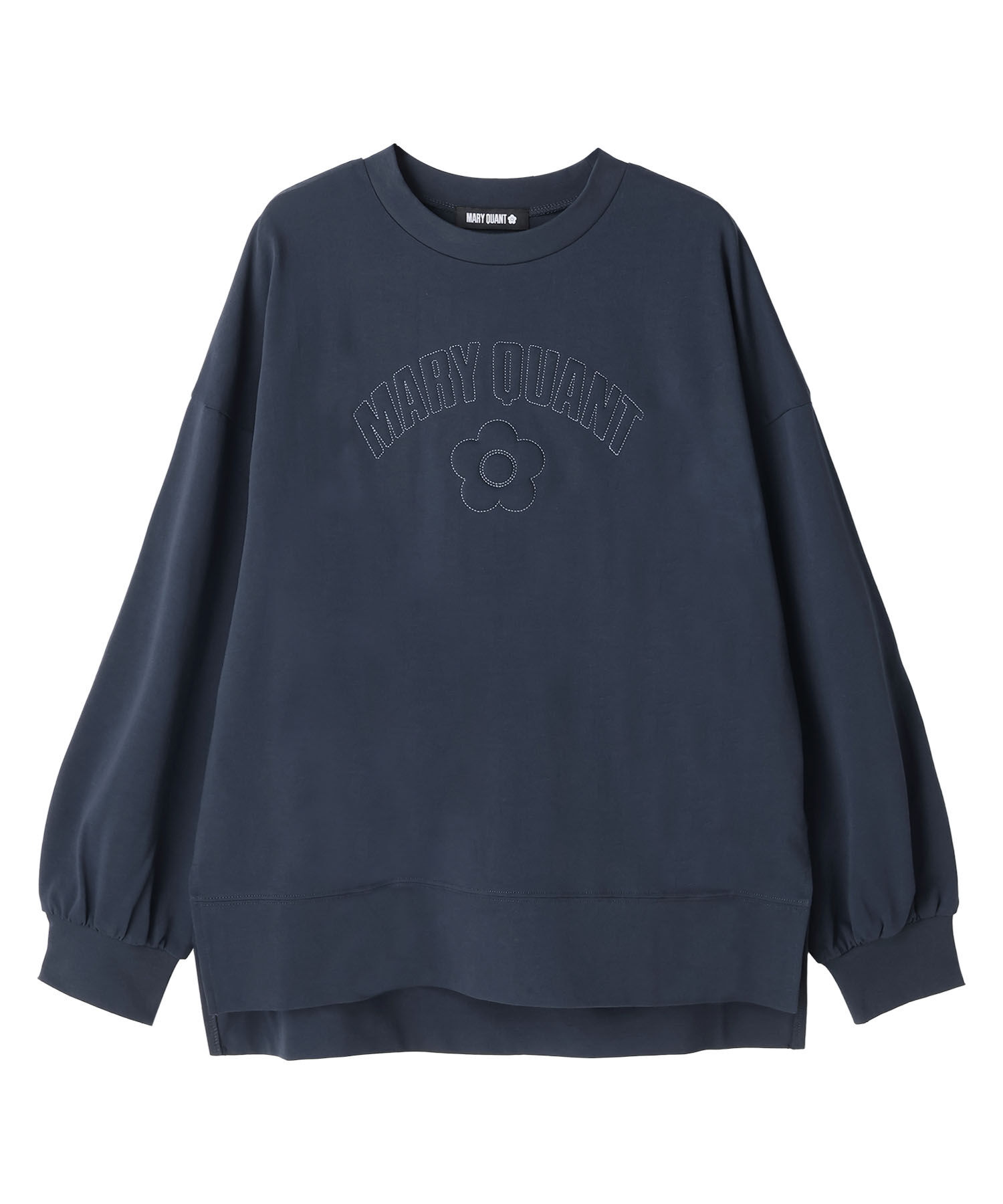 MARY QUANT「キルトロゴ プルオーバー」|プルオーバー|ネイビー