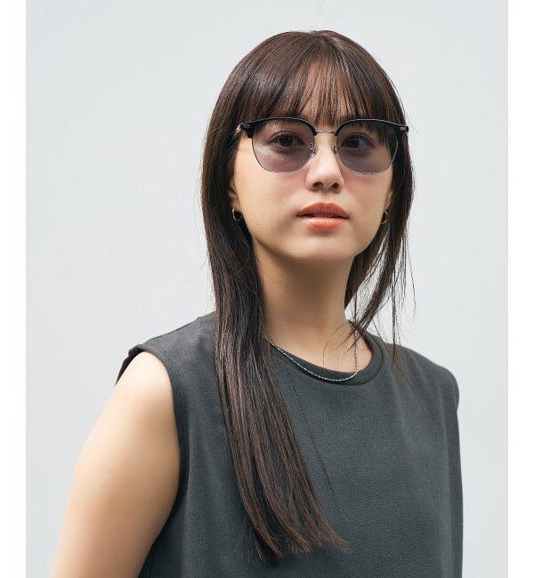  「【WEB 限定】Zoff｜takashi kumagai ウェリントン型 サングラス サーモント｜紫外線対策 UVカット  」|サングラス|