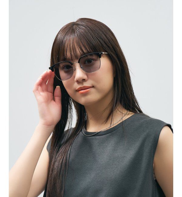  「【WEB 限定】Zoff｜takashi kumagai ウェリントン型 サングラス サーモント｜紫外線対策 UVカット  」|サングラス|