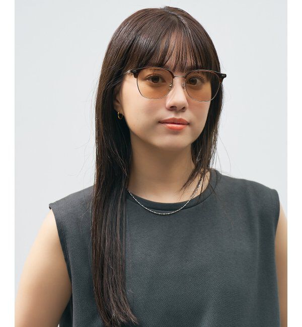  「【WEB 限定】Zoff｜takashi kumagai ウェリントン型 サングラス サーモント｜紫外線対策 UVカット  」|サングラス|