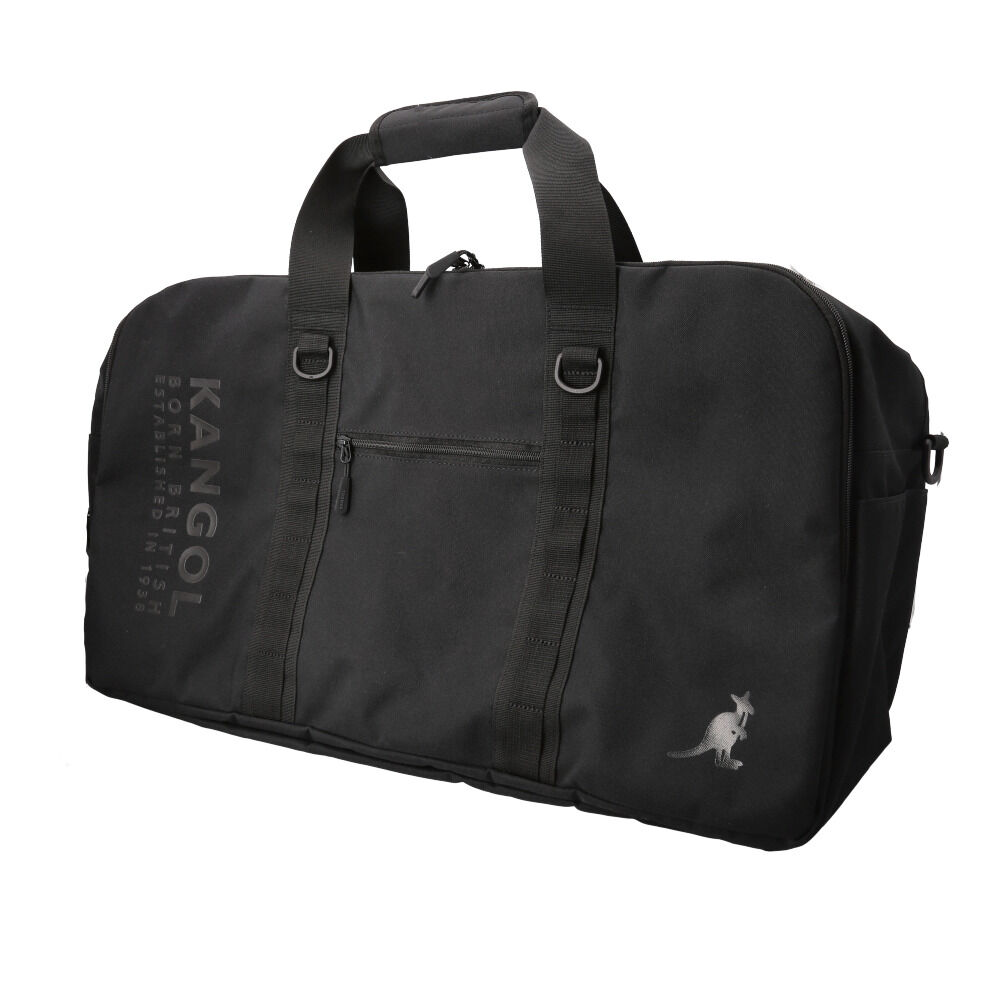 BACKYARD FAMILY「カンゴール バッグ kangol 250-1506 通販 ボストンバッグ ボストンバック」|ボストンバッグ|ブラック1