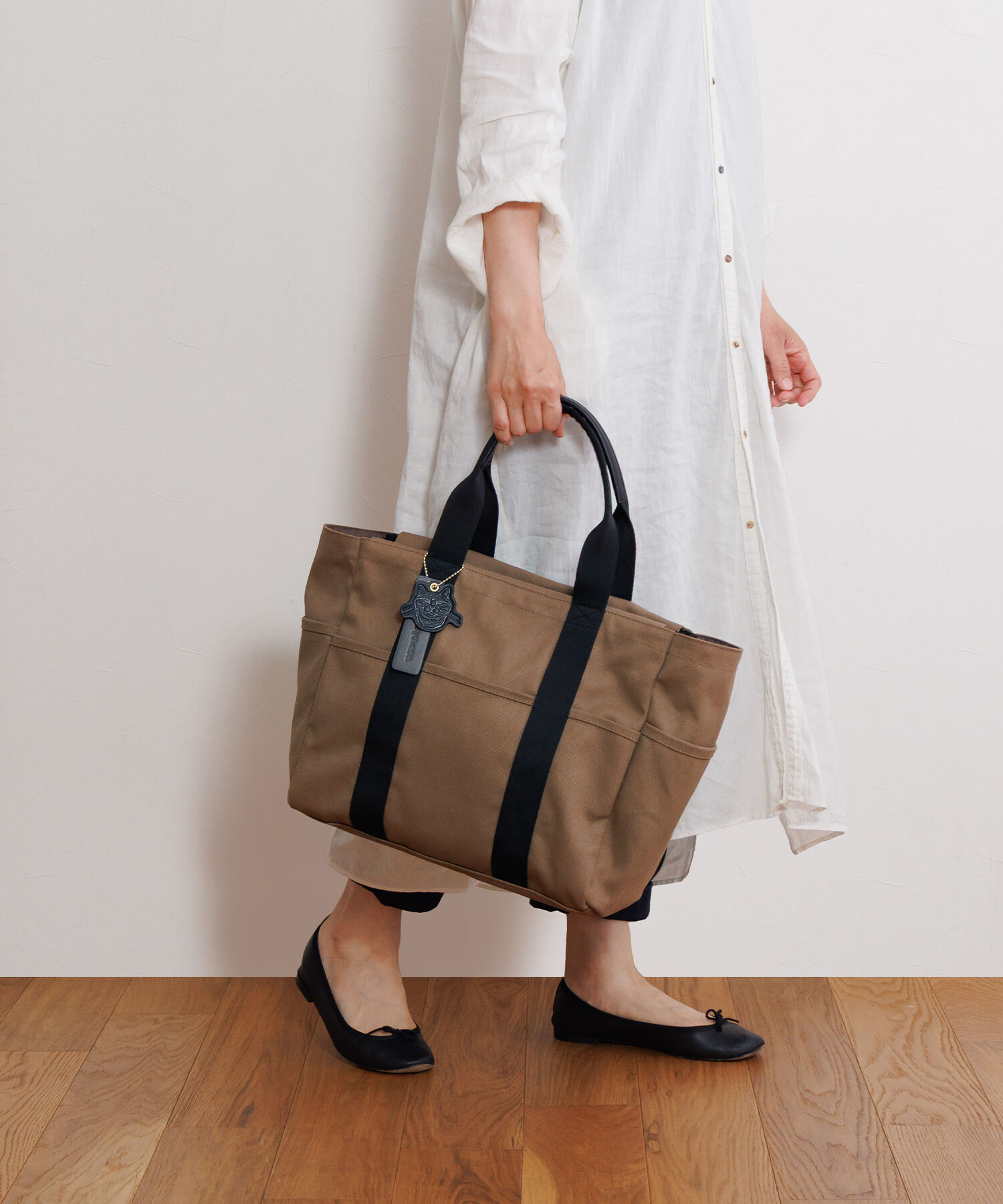 ace.「ace.／エース HAyU ガーデントート Mサイズ 17852」|トートバッグ|ブラウン