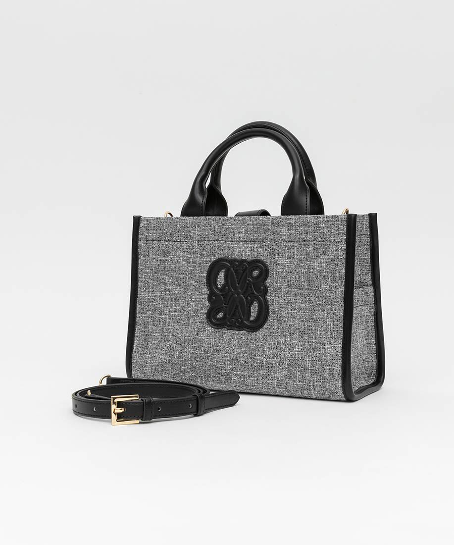  「2WAY  サマーツイードモノグラムデザイントートバッグ」|トートバッグ|