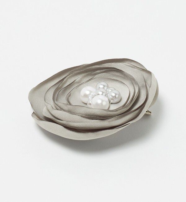 UNITED ARROWS green label relaxing「フラットフラワー コサージュ」|ブローチ・コサージュ|