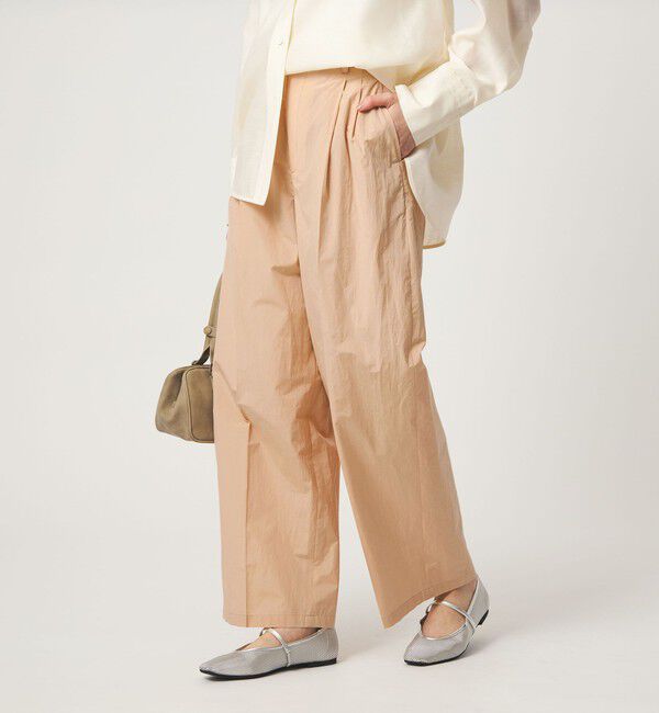 UNITED ARROWS green label relaxing「FAbRICA 2タック ワイド パンツ」|チノ|