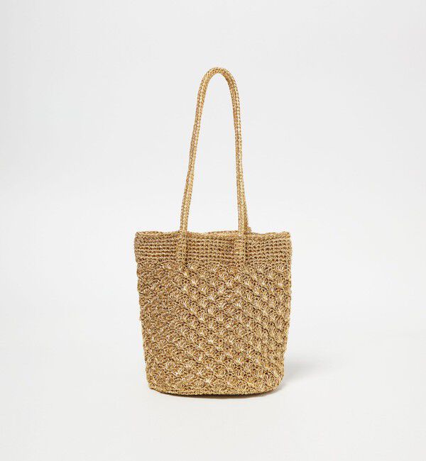 UNITED ARROWS green label relaxing「メタリックヤーンレーシー トートバッグ / ショルダーバッグ」|ショルダー・メッセンジャー|