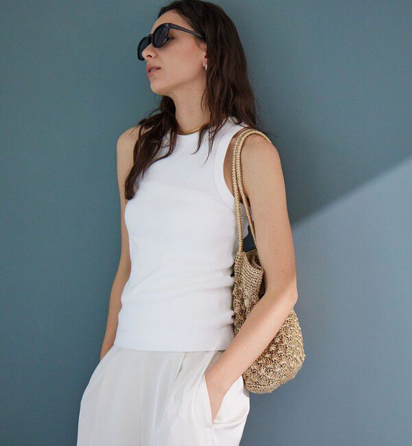 UNITED ARROWS green label relaxing「メタリックヤーンレーシー トートバッグ / ショルダーバッグ」|ショルダー・メッセンジャー|