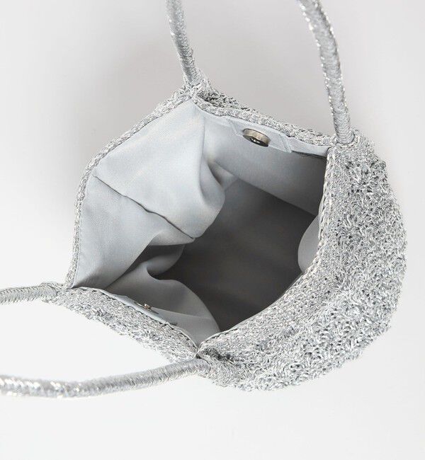 UNITED ARROWS green label relaxing「メタリックヤーンレーシー トートバッグ / ショルダーバッグ」|ショルダー・メッセンジャー|