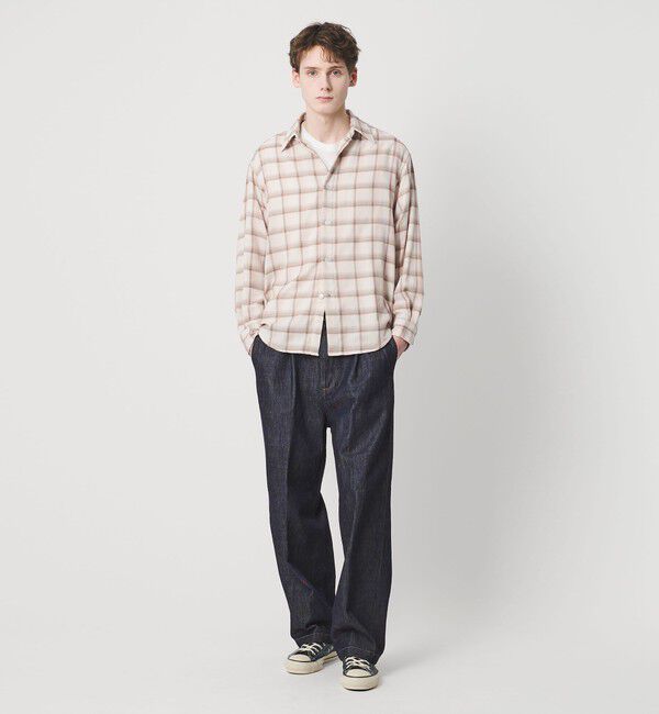 BEAUTY&YOUTH UNITED ARROWS「13.5oz ハイツイスト デニム パンツ スタンダード NO.9」|チノ|