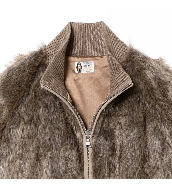 Ray BEAMS 「【別注】PENNEY&rsquo;S / ファー ジャケット」|ブルゾン・スタジャン|