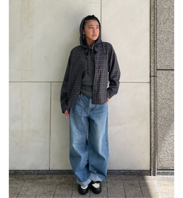 Oriens JOURNAL STANDARD「チェックフーディーシャツ」|シャツ・ブラウス|
