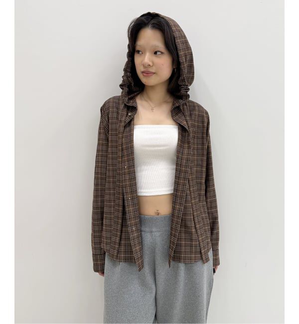 Oriens JOURNAL STANDARD「チェックフーディーシャツ」|シャツ・ブラウス|