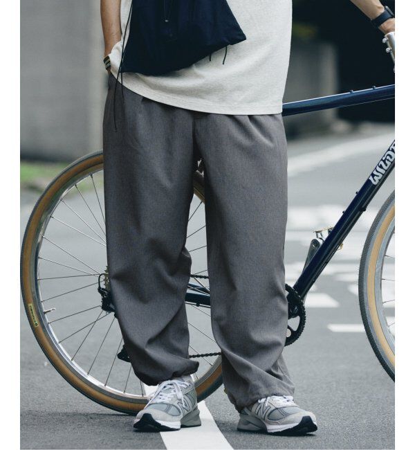 JOURNAL STANDARD relume「トロピカルポリ オーバー パンツ」|スラックス|グレーB