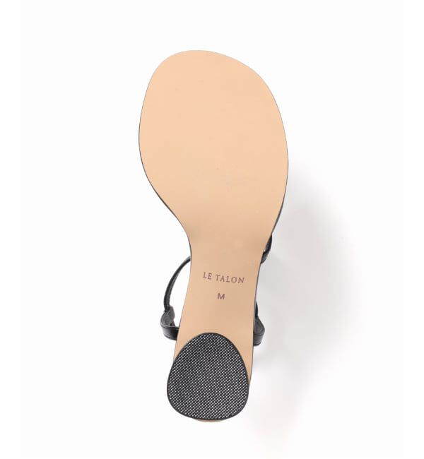  「《予約》5cmオブリークナローストラップサンダル」|サンダル|