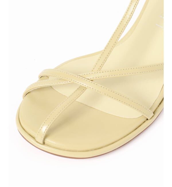  「《予約》5cmオブリークナローストラップサンダル」|サンダル|