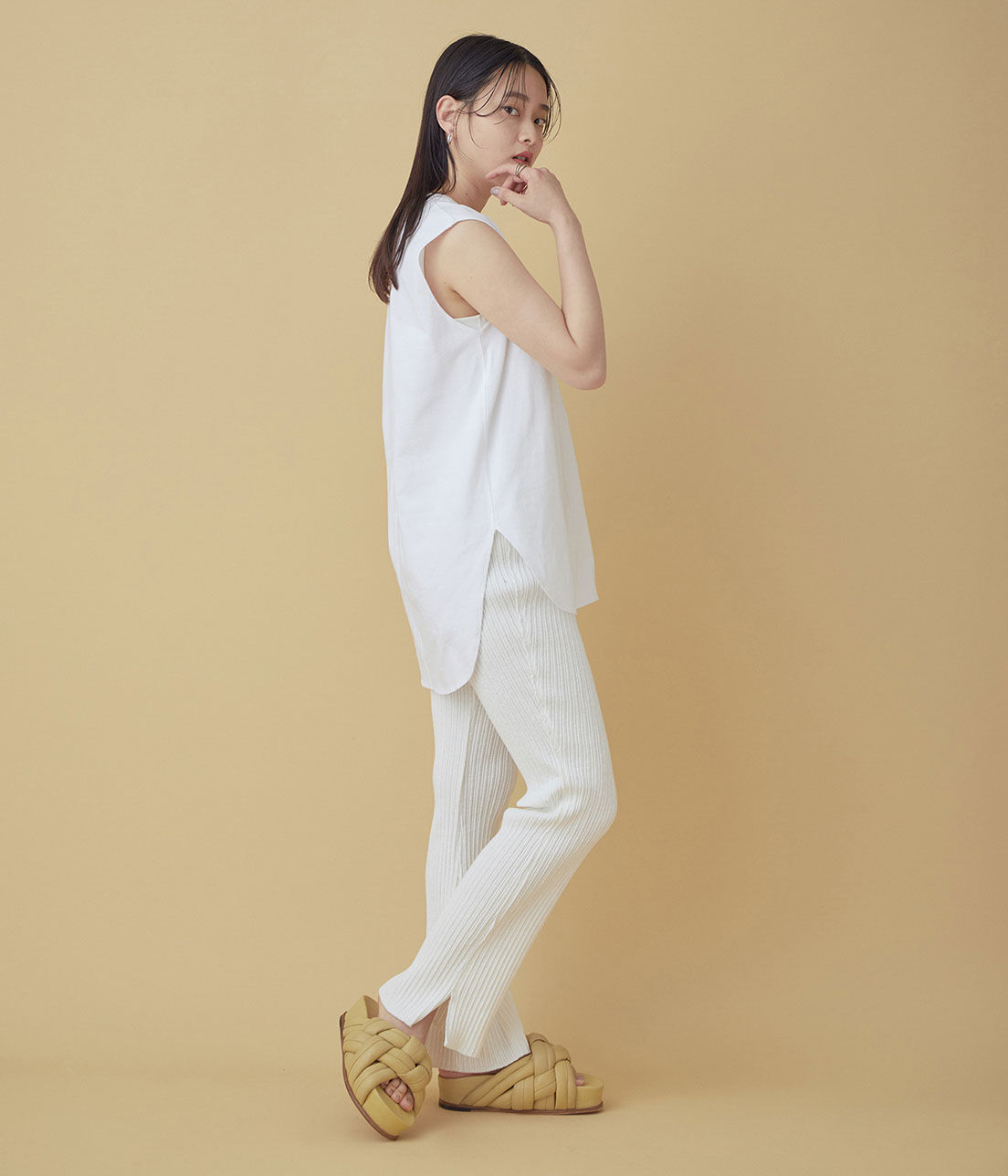 ADAM ET ROPE'「【CHAMPION for ADAM ET ROPE'】別注タンクトップ」|Tシャツ・カットソー|