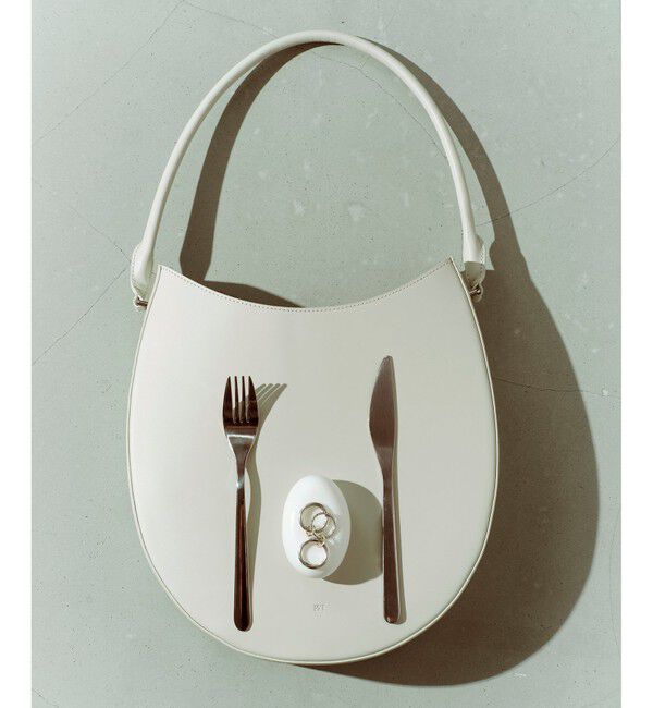 ADAM ET ROPE'「【PFT】Tamago Medium バッグ」|ショルダー・メッセンジャー|ホワイト(10)