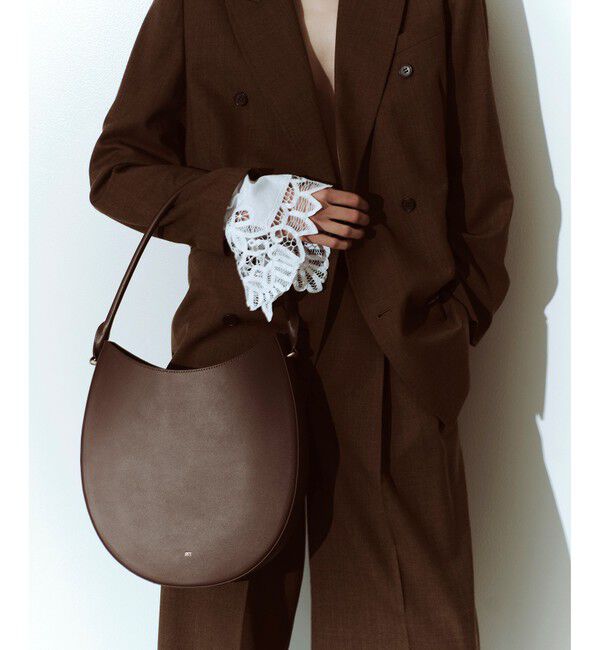 ADAM ET ROPE'「【PFT】Tamago Medium バッグ」|ショルダー・メッセンジャー|ブラウン系(22)