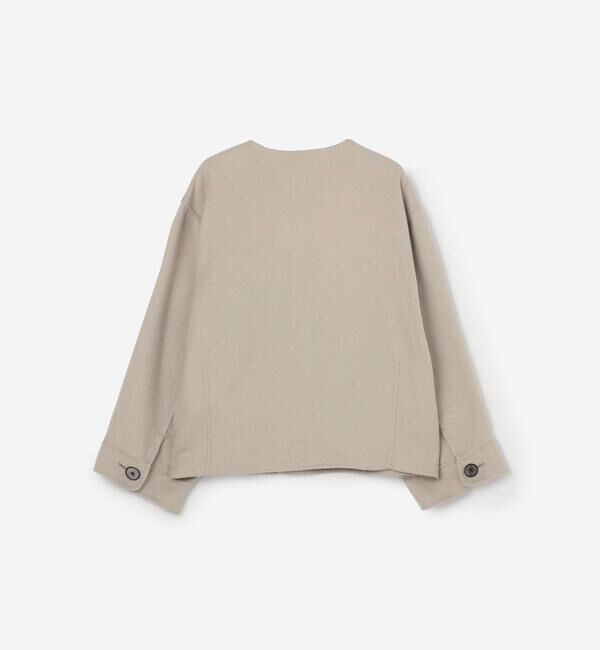 ORCIVAL「ORCIVAL | リバーウール ノーカラーブルゾン WOMEN」|テーラードジャケット|
