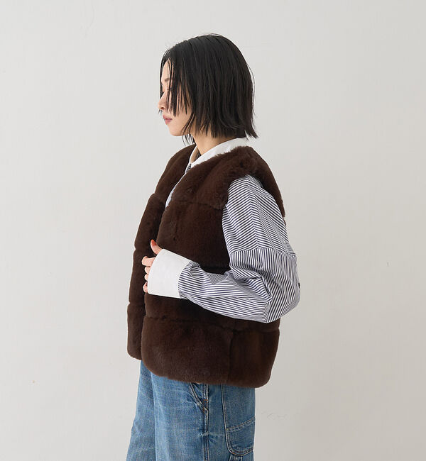 Rouge vif「エコファージレ」|ダウンベスト・ベスト|