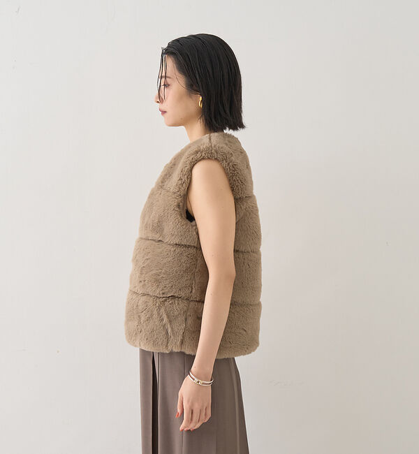 Rouge vif「エコファージレ」|ダウンベスト・ベスト|