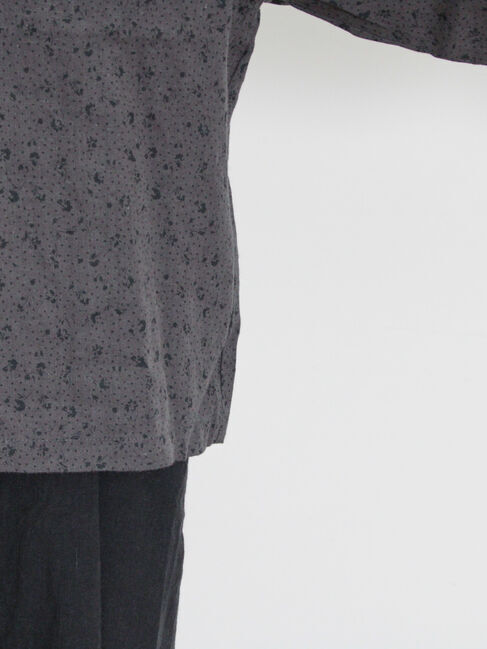 Samansa Mos2「【Slow linen】柄アソートフリルブラウス」|シャツ・ブラウス|