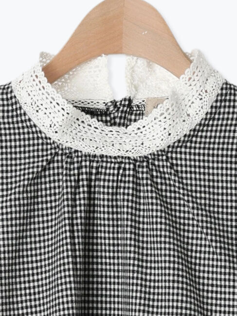 Samansa Mos2「【保温加工】襟レースブラウス」|シャツ・ブラウス|