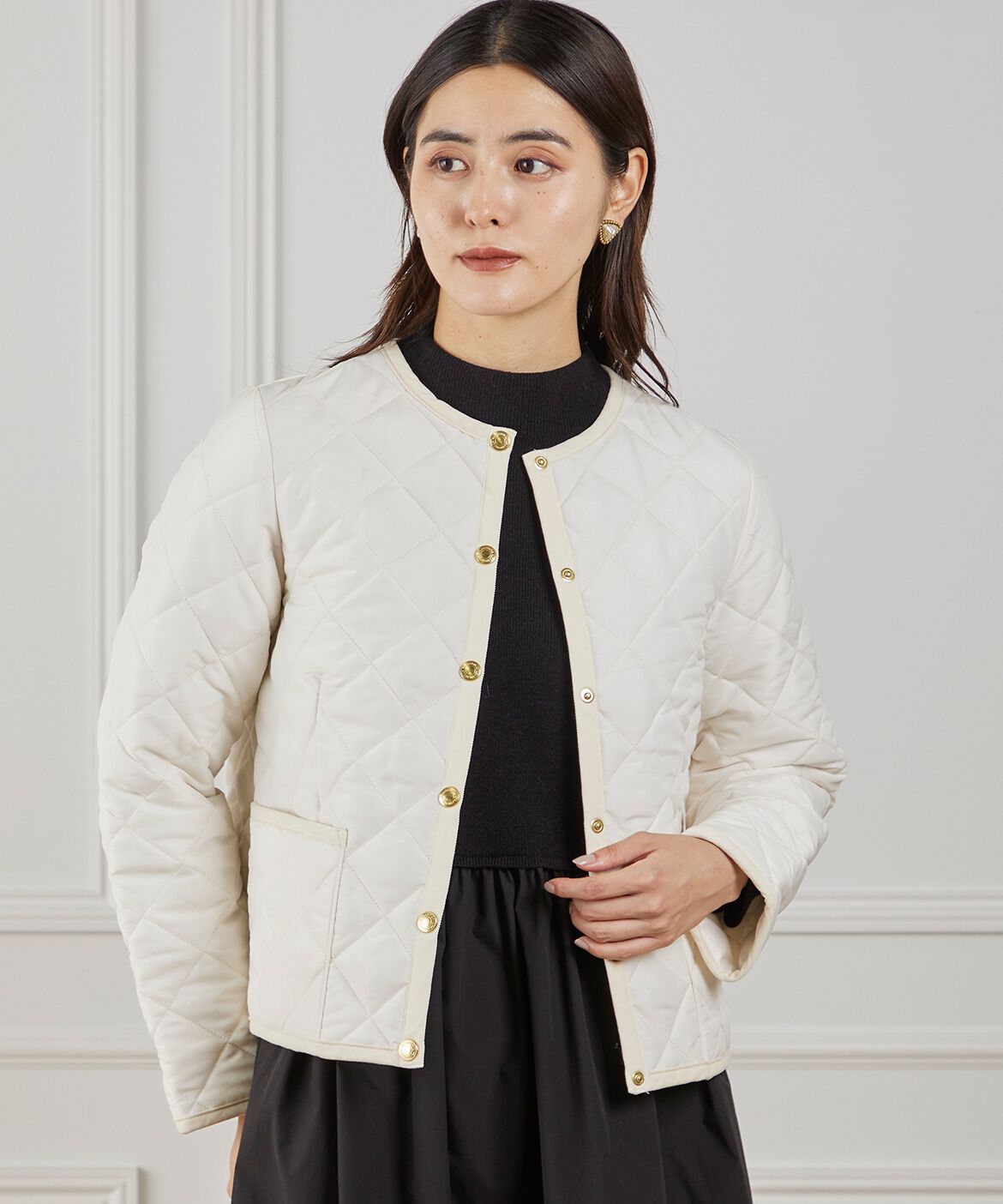 INED「《Traditional Weatherwear》キルティングコート　ARKLEY 」|ピーコート|