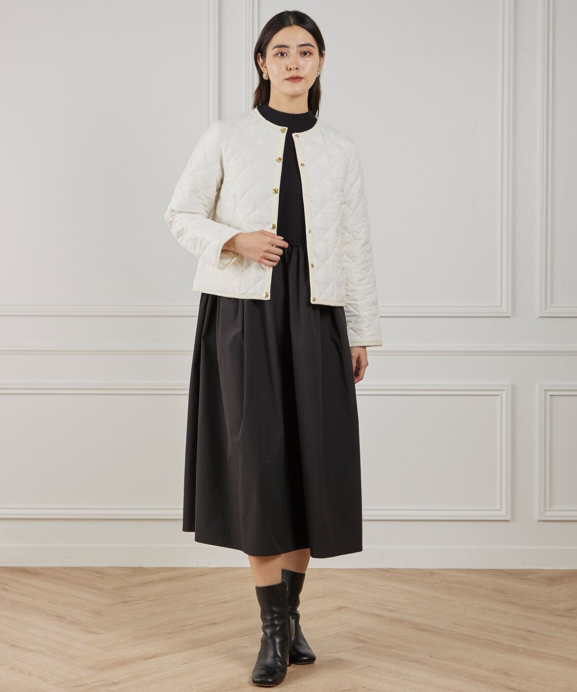 INED「《Traditional Weatherwear》キルティングコート　ARKLEY 」|ピーコート|