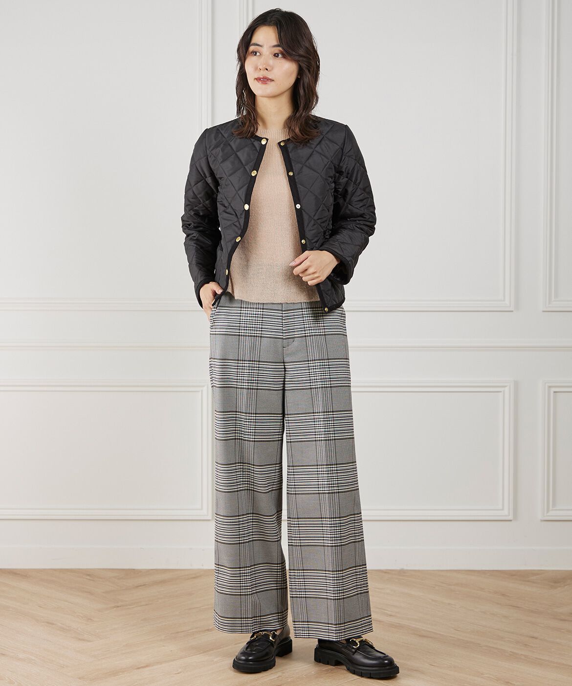 INED「《Traditional Weatherwear》キルティングコート　ARKLEY 」|ピーコート|