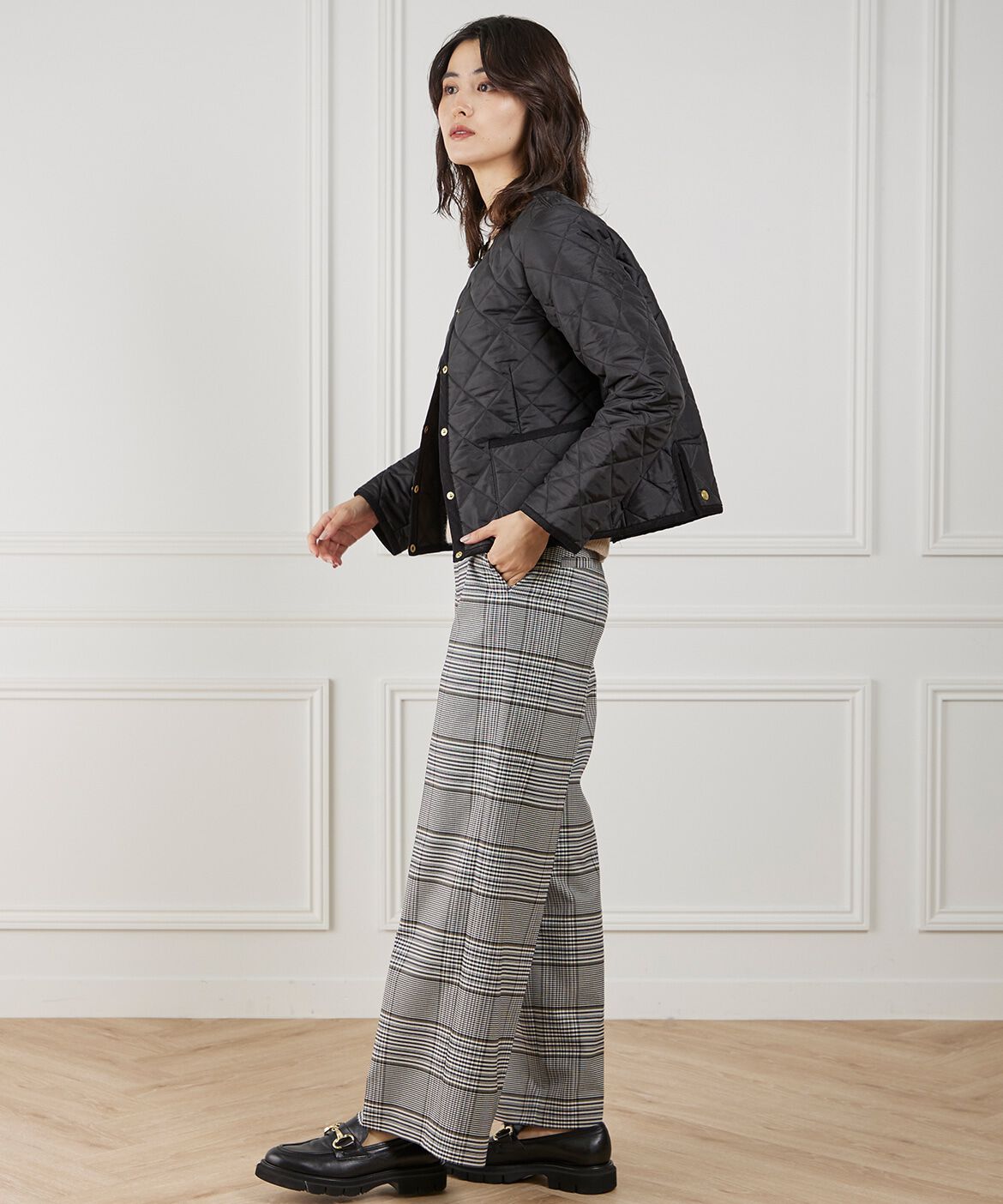 INED「《Traditional Weatherwear》キルティングコート　ARKLEY 」|ピーコート|