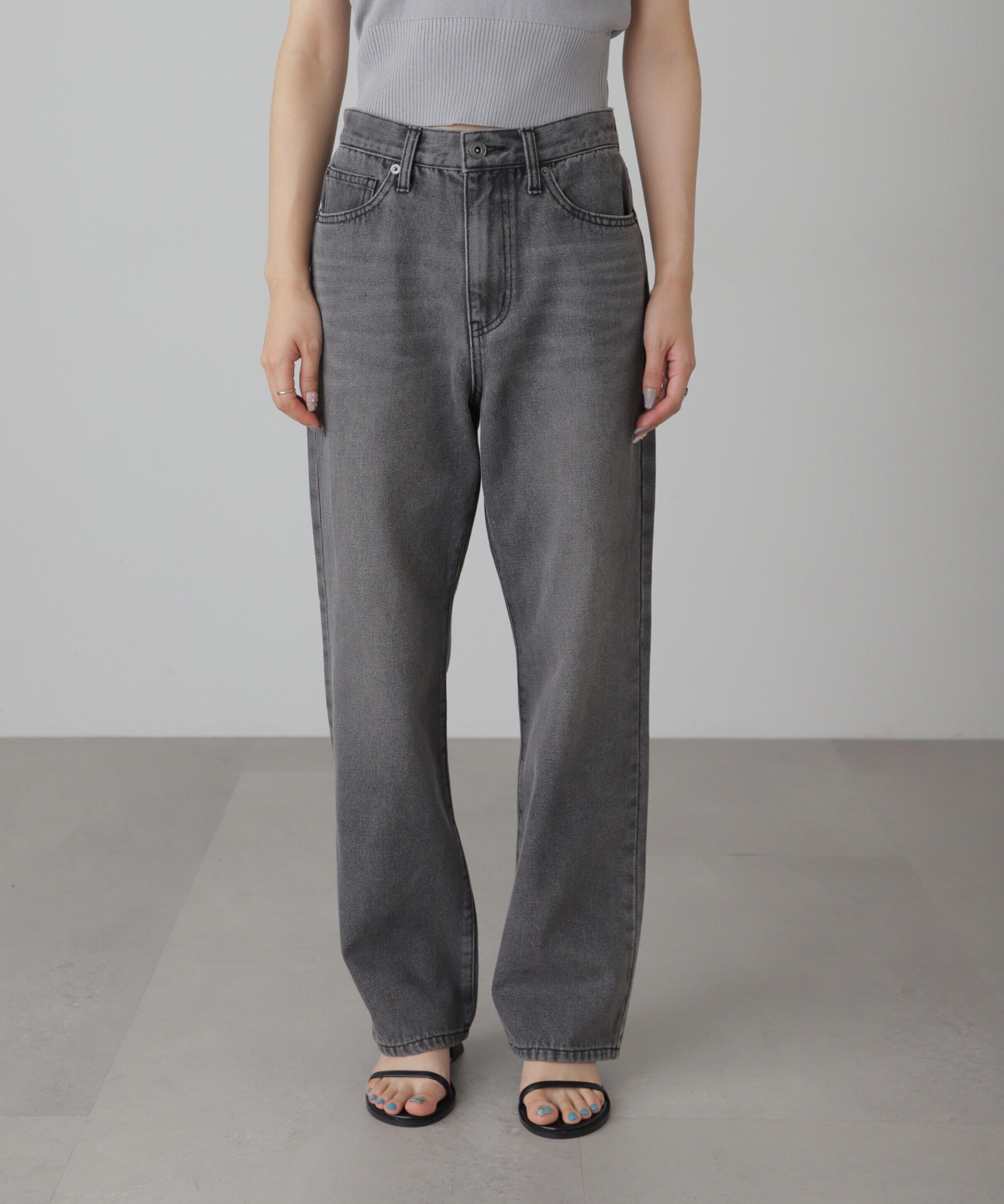  「[XS-Lサイズ展開]ストレートデニムパンツ」|その他|