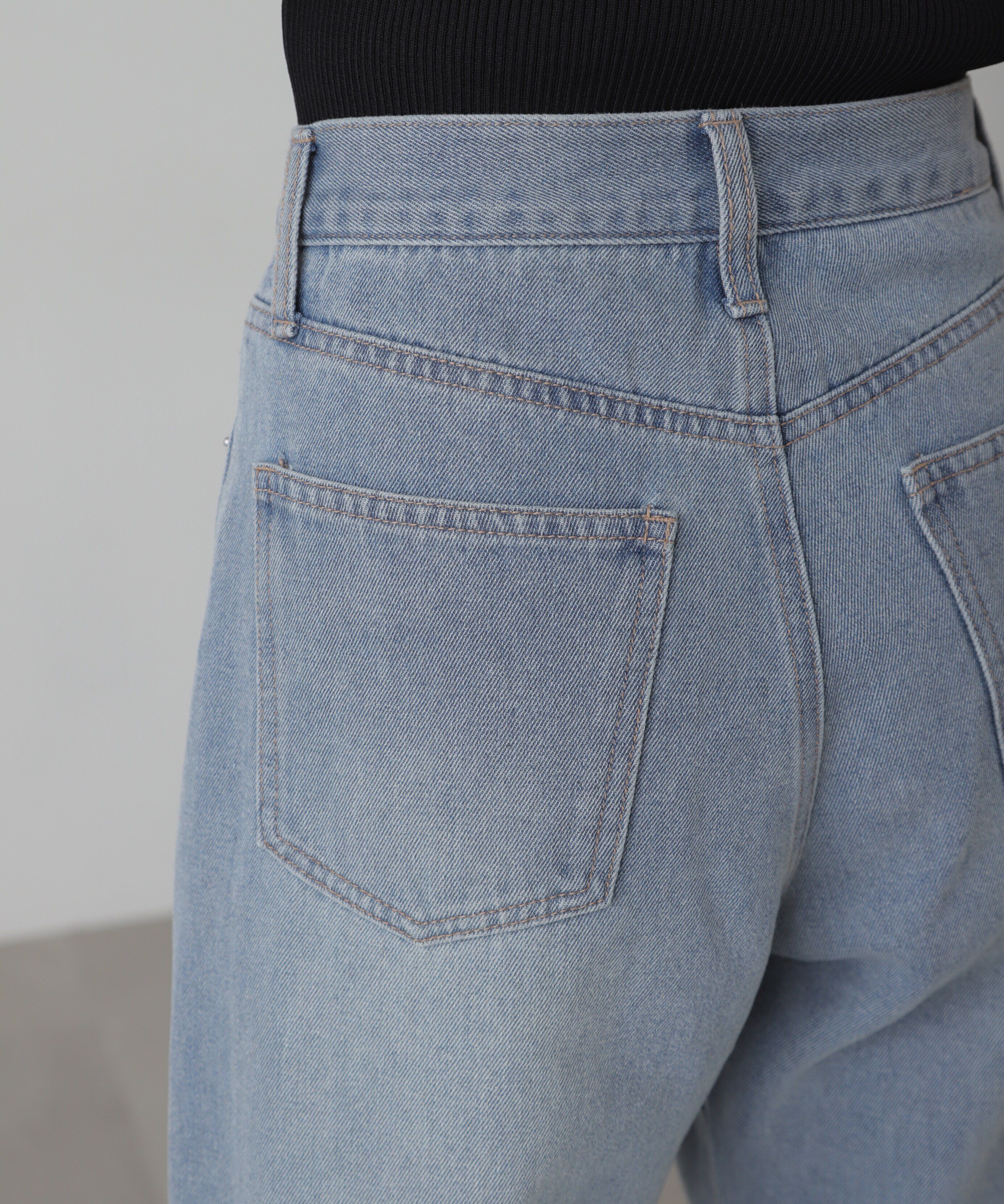  「[XS-Lサイズ展開]ストレートデニムパンツ」|その他|