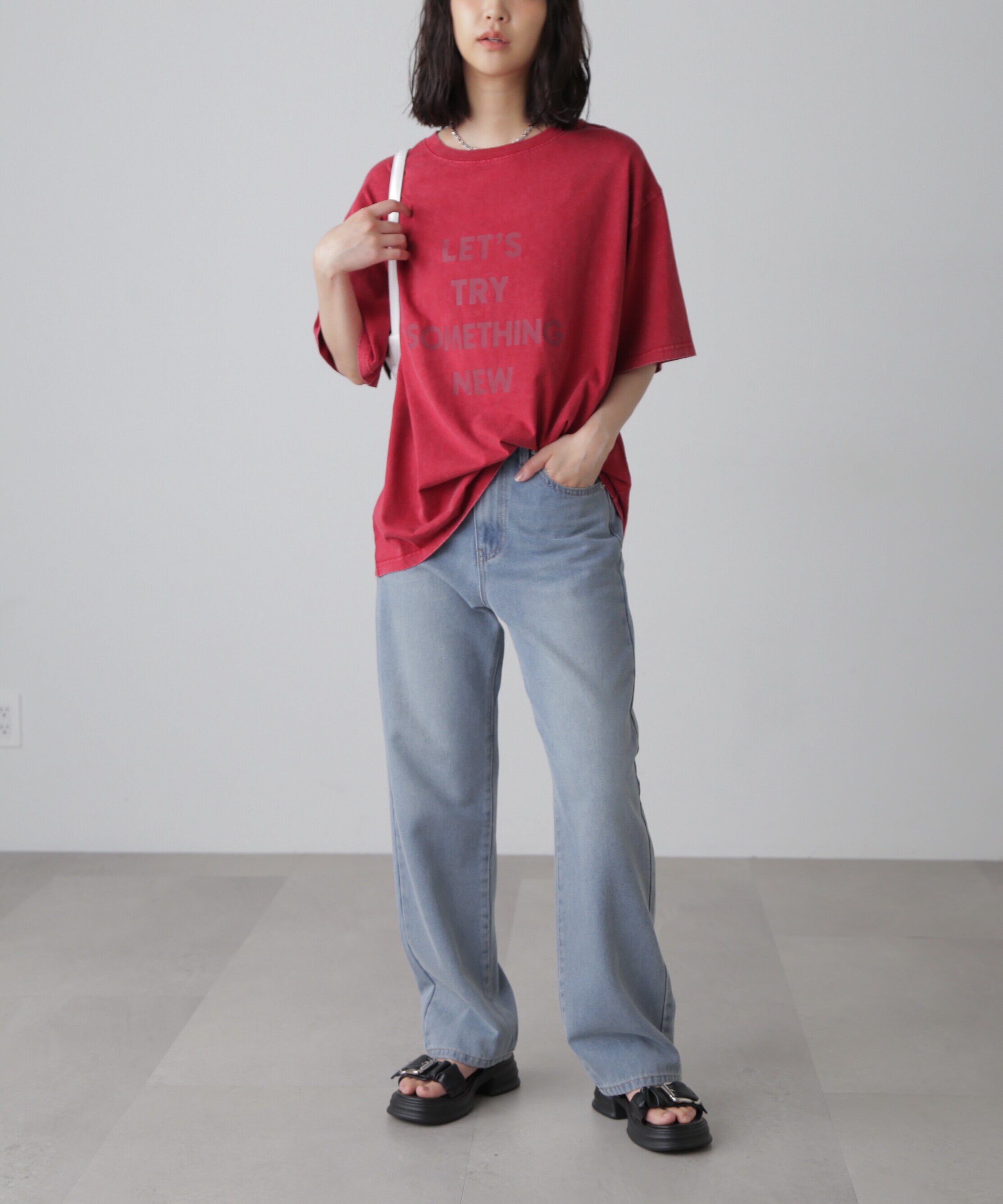  「[XS-Lサイズ展開]ストレートデニムパンツ」|その他|