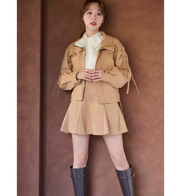 MERCURYDUO「バックZIPミニマーメイドミニスカパン」|スカート|