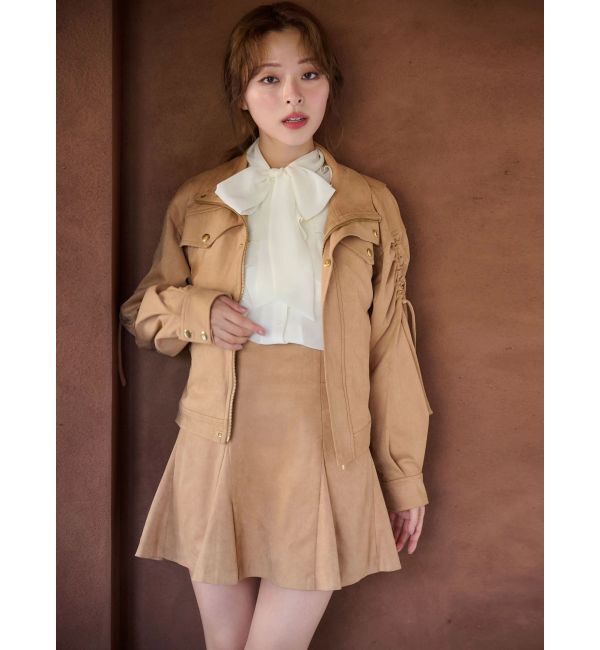 MERCURYDUO「バックZIPミニマーメイドミニスカパン」|スカート|