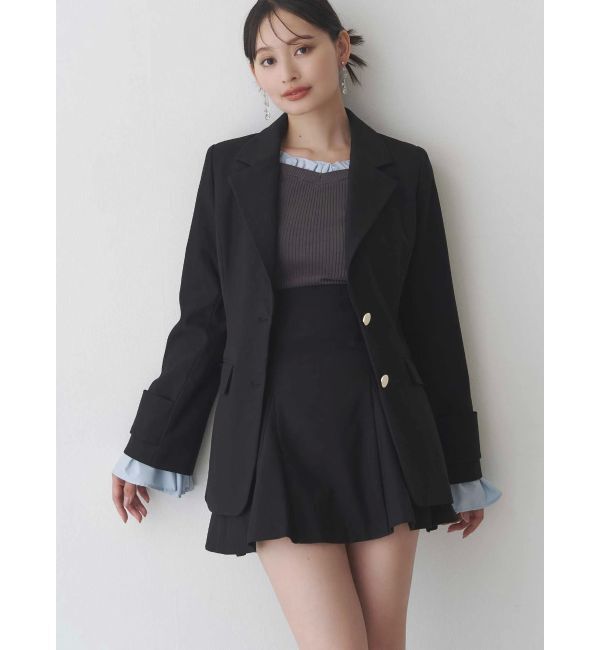 MERCURYDUO「バックZIPミニマーメイドミニスカパン」|スカート|