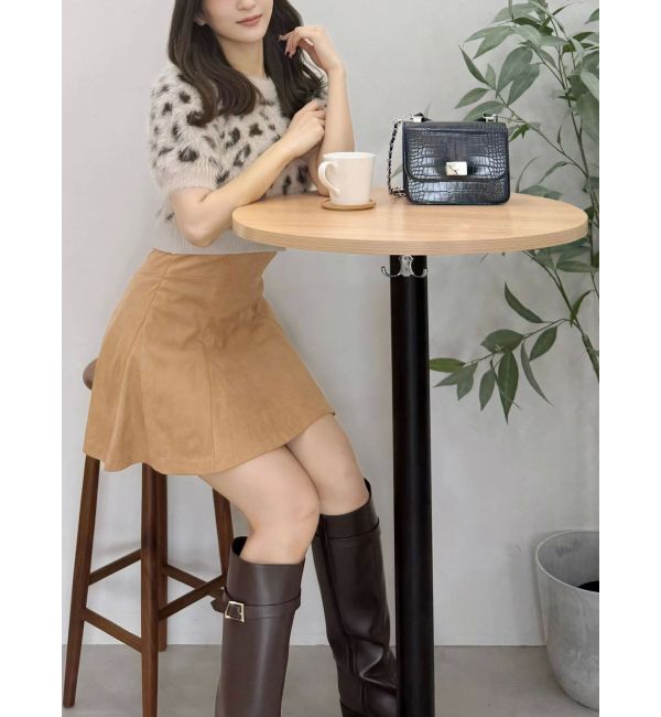 MERCURYDUO「バックZIPミニマーメイドミニスカパン」|スカート|