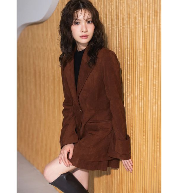 MERCURYDUO「バックZIPミニマーメイドミニスカパン」|スカート|