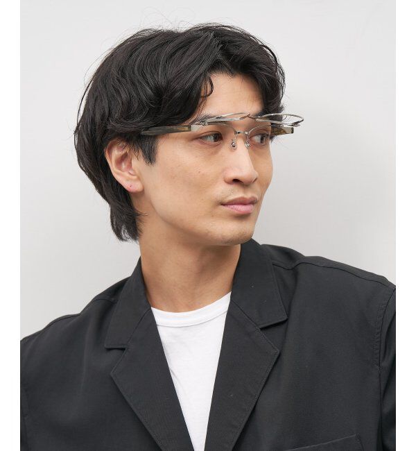  「ウェリントン型 跳ね上げ式メガネ フリップアップ FLIPUP おしゃれ 読書  レンズ交換券付」|メガネ|