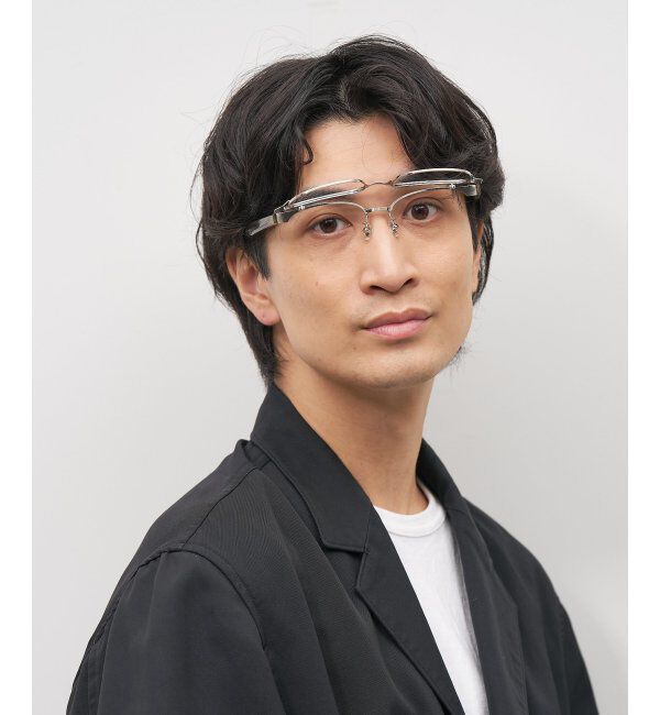  「ウェリントン型 跳ね上げ式メガネ フリップアップ FLIPUP おしゃれ 読書  レンズ交換券付」|メガネ|