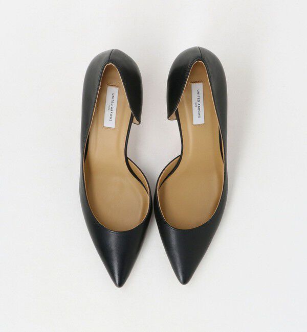 UNITED ARROWS「ポインテッド サイドオープン パンプス」|パンプス|