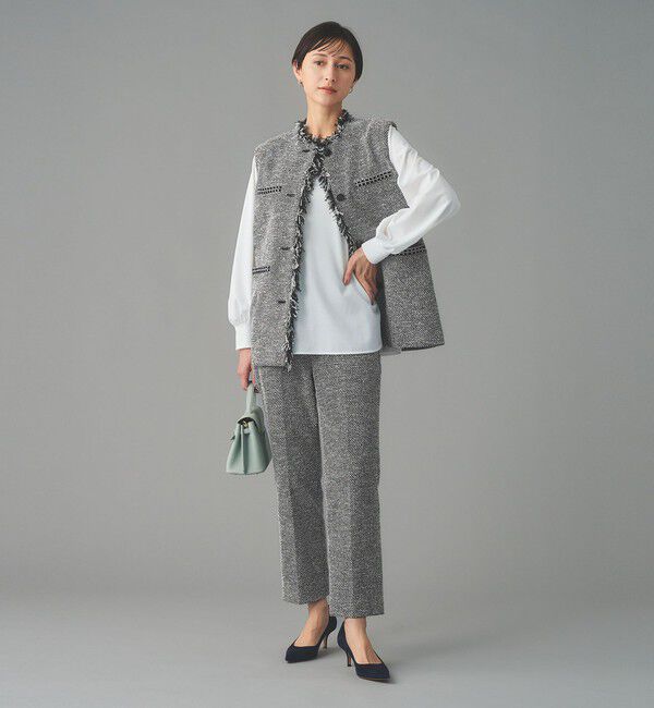 UNITED ARROWS「2トーン ツイードライク ベスト」|ベスト・ジレ|