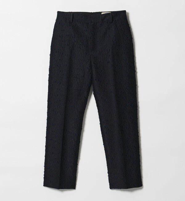 UNITED ARROWS「フラワー カットジャガード テーパードパンツ」|スラックス|
