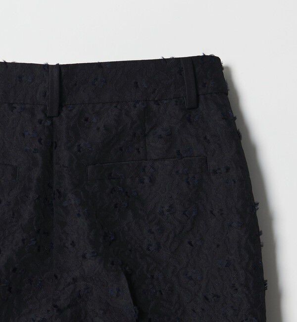 UNITED ARROWS「フラワー カットジャガード テーパードパンツ」|スラックス|