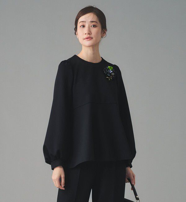 UNITED ARROWS「SPONGY ペプラム ブラウス」|シャツ・ブラウス|